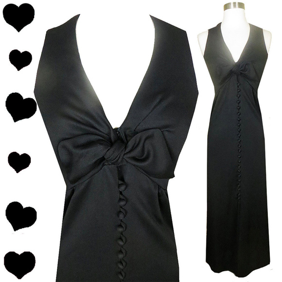 Tuxedo Maxi Dress